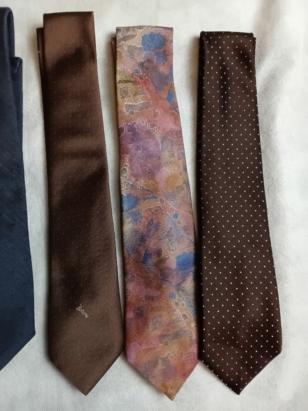 6 Geometric Ties Jacques Pierre Botany 500 Sanger Vintage Mens Necktie Lot - Picture 3 of 8